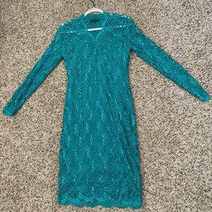 ❌SOLD❌ MARINA Green Dress (M, Medium, 10)